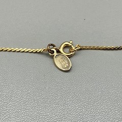 Vintage Avon Necklace Womens Gold Tone Turtle Pendant Adjustable Slide Bolo 24″