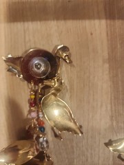 Vintage Hand Signed Lunch At The Ritz Ducks Pierced Ears