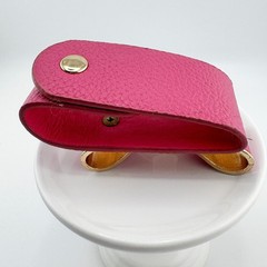 Vintage Y2K Pink Leatherette Bow Cuff Bracelet Retro Coquette Statement