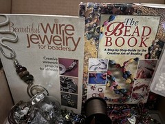 6+LBS CRAFT JUNK SCRAP Jewelry/Beads+2 Bead/Jewelry Books