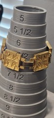 Museum Of Modern Art Moma Frank Lloyd Wright Bracelet 7” 22K Plated