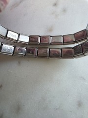 Y2K Italian Charm Bracelet DOUBLE ROW 9mm D’LinQ, Uberry, B’linQ, DISNEY