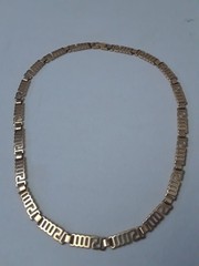 Lot of 2 Chain Gold Tone Vintage Y2K Necklace 18 in Gold Tone Rope Chain 26 in
