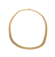 Vintage Napier Gold Tone Herringbone Necklace 24″ SEE DESCRIPTION Free Ship!