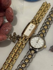 Vintage To Now Jewelry Lot Untested 17 Pieces Eclectic Beaded Seiko Timex