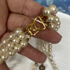 Vintage Faux Pearl Jewelry Necklaces Earrings-1 Pierced/1 Clip On-2 Necklaces!
