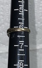 Signed ring, Korea 925 And Other Symbols, Clear Gems Marquis/Round Sz 6