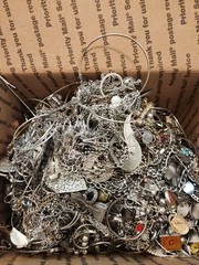 3 Pounds Jewelry Costume Vintage Mix LBS necklaces bracelets pins rings etc lbs