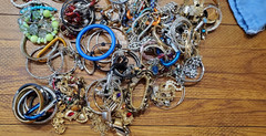 Costume Bracelets Jewelry Mixed Materials DIY Repurpose, Harvest 5 Lb
