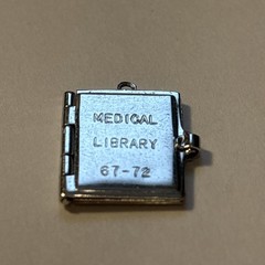 Vintage Sterling Silver Medical Library Book Charm Opens 1967-1972 – 2.68 Grams