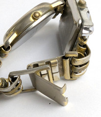 Vintage Steam Punk Wrist Watch Bracelet Unique Men’s Wrist Watches 7.75″ Long