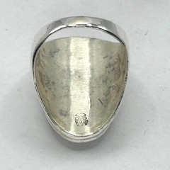 Vintage 925 Sterling Silver ‘Man in the Maze’ Heavy Signed Ring Size 11.75