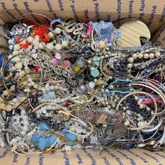 15+ Lbs Vintage To Now Craft Repair Tangled Junk Drawer Jewelry Lot
