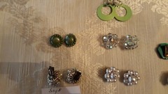 14 Pairs of Vintage CLIP ON AND SCREW ON EARRINGS Coro/Made in Japan & More