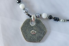 Vintage necklace Kenneth Cole set, KC zebra, Laura Ashley pendant & multi color
