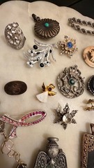 Assorted Vintage Costume Jewelry Collection Including Alex and Ani and Razza