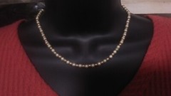 Silver Toned Vintage Jewelry Lot 1 Size Fits All Chunky Ring Necklace & Bracelet