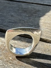 Quinn Sterling Silver ring Norway Norwegian vintage estate 2441