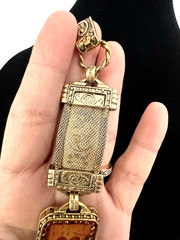 MAXIMAL ART John AMOUR Gold Tone Mesh Panel Bracelet Vintage 1990’s Romantic