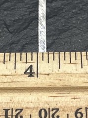 Vintage 925 Sterling Silver 3/32” Or 2.4mm Wide Flat Herringbone Chain 30”Long
