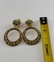 Vintage Spanish Damascene style jewelry set