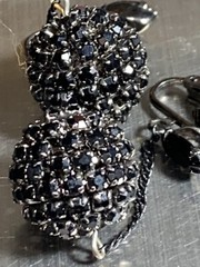 vintage estate earrings Rhinestones