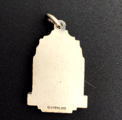 Sterling Silver MUSIC Charm Old School Award Art Deco Style .925 6grams NOS