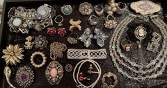 Mixed Estate Jewelry Mystery Lot – 925 SILVER ONLY Vintage Jewelry – 100 GRAMS