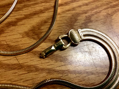 Beautiful Vintage Coro Francois 3 Strand Snake Necklace