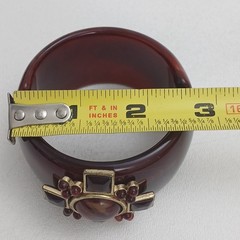 Lot Of 4 VTG Chunky Acrylic/Lucite Bracelets