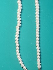 Childs Vintage Japanese Akoya Cultured Pearl Necklace Graduated Strand