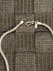 Vintage JTV Sarda Sterling Silver 925 Wheat Snake Chain w/ Filigree Sarda Cross