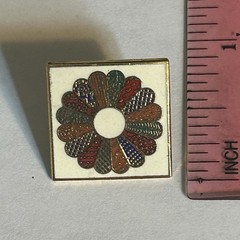 Vintage Sacred Geometry Art Design Mathematics Lapel Hat Pin Pinback