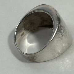 Vintage FAS Sterling Silver 925 Wide Tapered Band Ring Chunky 8.9g Sz 10.5 Thai