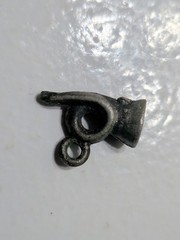 ✨VINTAGE✨ 1900’s Tiny Horn Charm French Horn Pendant / Charm