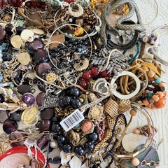 9 Pounds Of Mystery Jewelry! Vintage To Modern Lot of Wearable, Craft