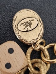 John Wind Maximal Art Bracelet Charm 15 Charms Chunky Gold Plated Vintage