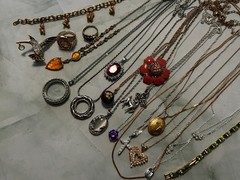 Lot of 17 Pieces of Vintage to Now Jewelry. Avon, J Crew, Brighton & Unbranded