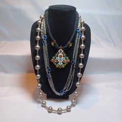 Branded Estate Costume Jewelry Lot Coro Sara Cov Michael Kors and more