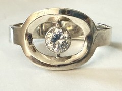 Vintage ALICIA TD-27 Signed TAXCO Mexico 950 Silver Modern Chunky Bracelet 73g