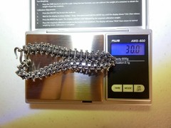 VTG Mens Sterling Silver Cannetille Filigree Etruscan Bracelet RARE 30g 8″ 10mm