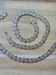 Camrose & Kross JBK J Kennedy Multi-Color Necklace Bracelet Extender Set Box COA