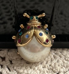 Vintage Marvella Ladybug Brooch Excellent Condition
