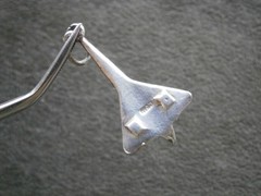 Concorde Passenger Aircraft Vintage Sterling Silver Bracelet Charm Pendant 2.0g