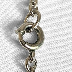 Vintage Art Deco LIND GAL Sterling Silver Signed LG 16″ Necklace