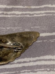 Unique Sterling Silver Pin/Brooch Marcasite Angel Fairy Wings 925 15.75 Grams