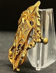 France 1920´ old beauty brooch fleur-de-lis shield, Art Nouveau design elegant
