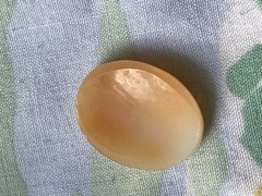 Antique Victorian Unset Hand Carved Left Shell Cameo Unmounted 7/8 Inches 1800s