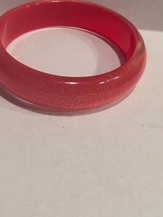 Vintage Bracelet Cuffs, Mix, Acrylic,Metal, 6 Pieces, Retro