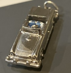 Vintage Articulated Sterling Silver Convertible Car Pendent Charm 1.25″ 5 Grams
